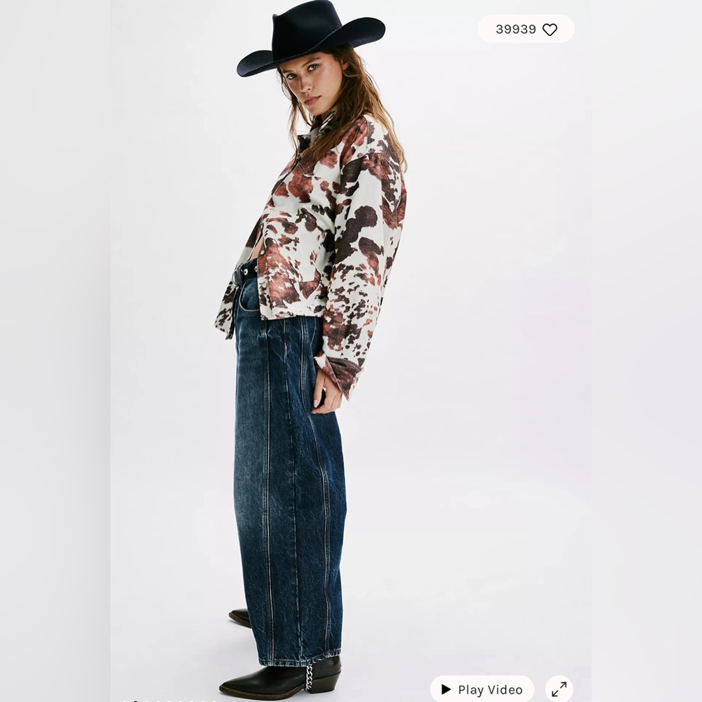 Free People Dark Blue Flare Jeans